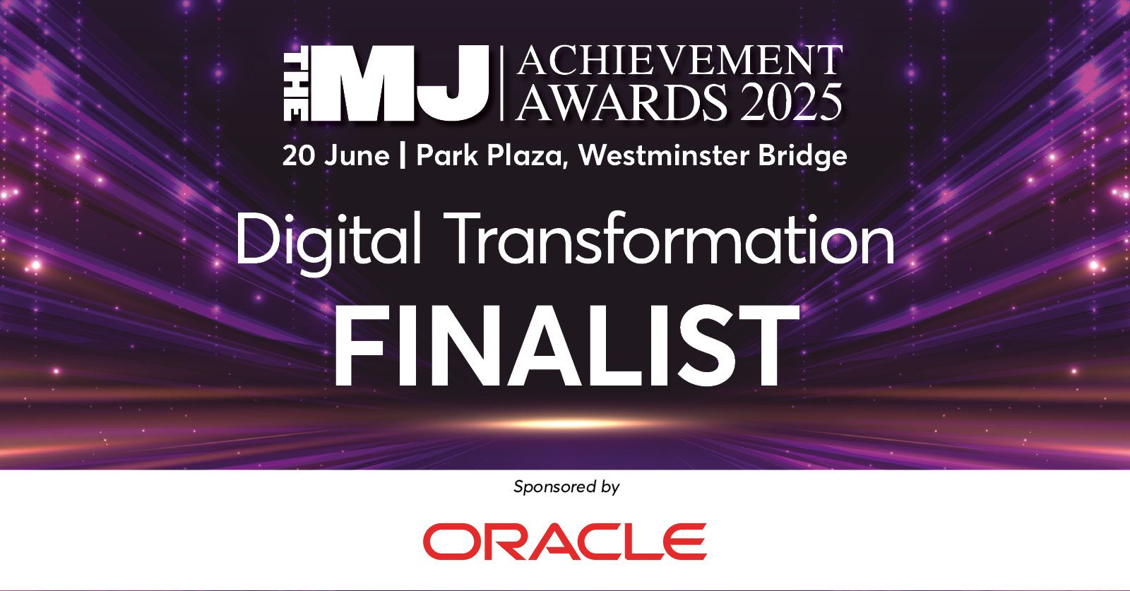 The MJ Achievement Awards 2025 — Digital Transformation finalist